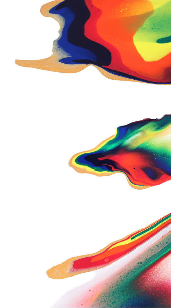 Block Spirits fluid luxury wave left composition